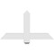 Ekena Millwork Eugene Architectural Grade PVC Gable Bracket, 36"W x 19 1/2"H x 2"D x 4"F, 13/12 Pitch GBP036X20X0204EUG00 - alternate 4